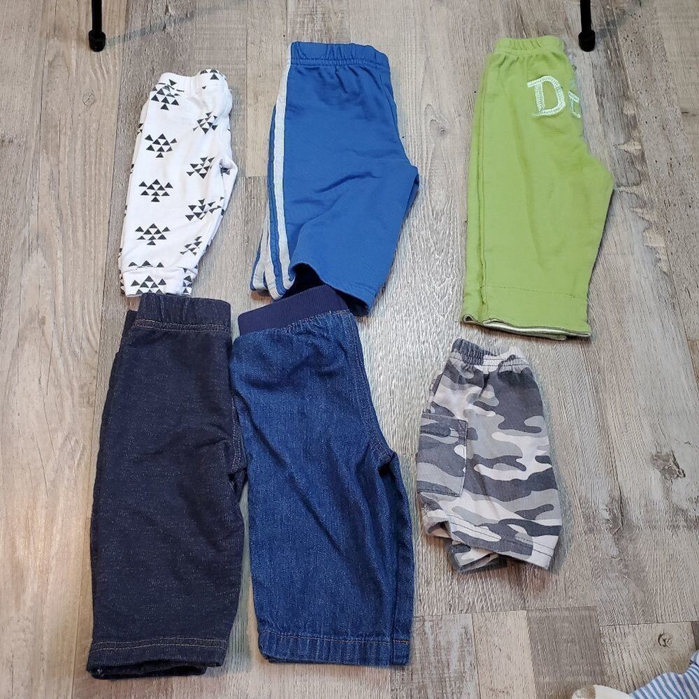 assortment of boys 3-6 months bottoms